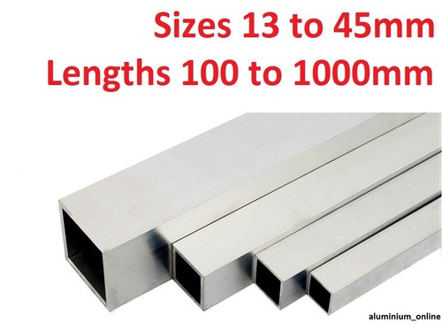 Aluminium square box section - aluminium,
