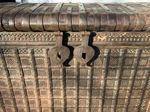 Antique indian dowry chest - indian,