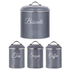Retro Canister Set With