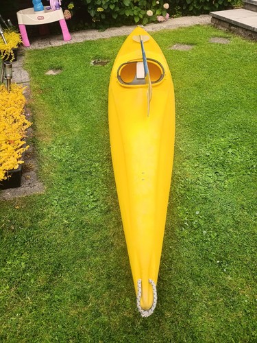 Yellow sit single kayak inc - in,