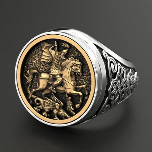 Knights templar ring stainless - ring,