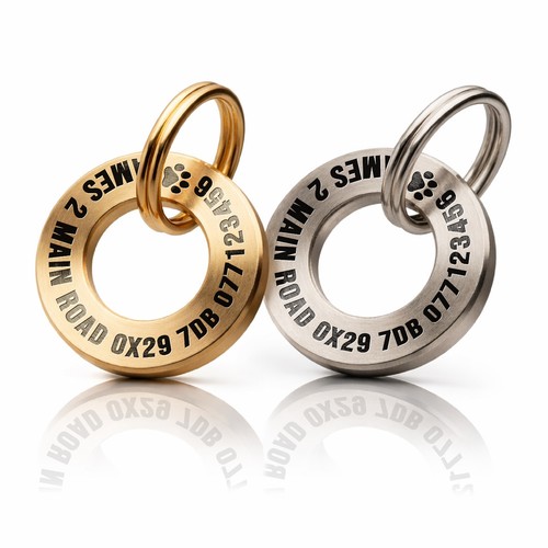 Custom dog collar tag - tag, |