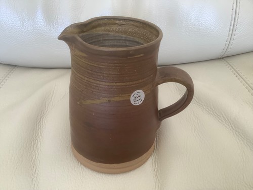 Studio pottery jug - pottery, rushton