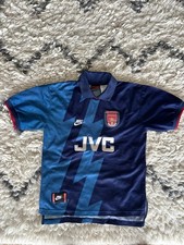 Arsenal 1995/96 Away Retro Football Shirt, Original Authentic, Men’s Small