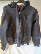 Schott Army Type Garment MA7 Fleece Lined Hoodie Jacket Black Men's Size L