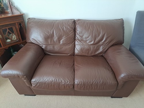 Leather sofa set seater - 2,