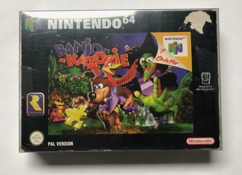 Banjo kazooie n64 pal boxed - pal,