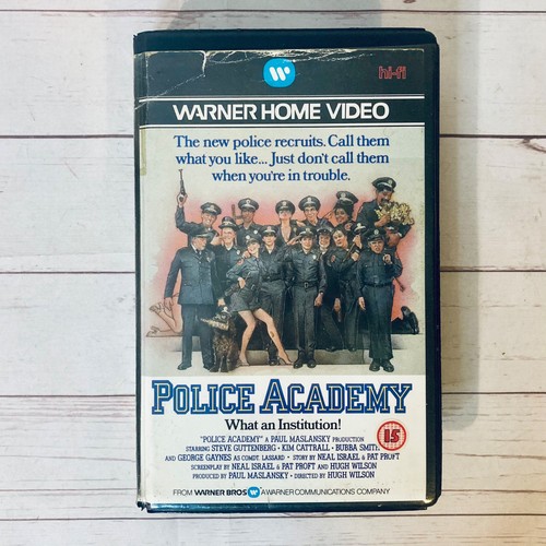 Police academy vhs tape rare - academy,