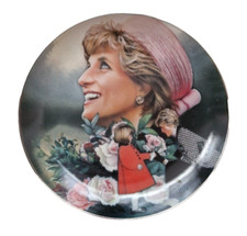 England's Rose Diana Princess of Wales Limited Edition Collector Plate