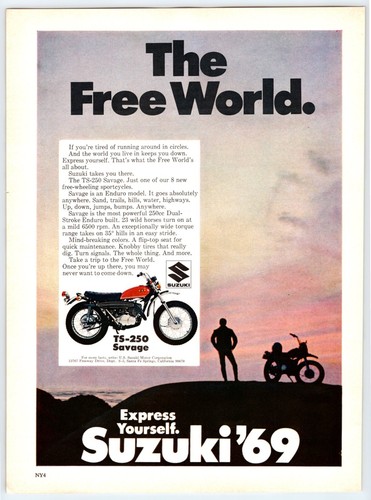 1969 suzuki 250 savage - suzuki,