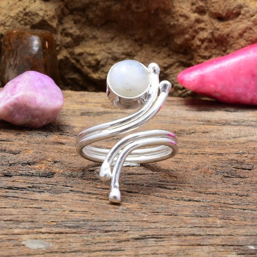 Beautiful rainbow moonstone - rainbow,