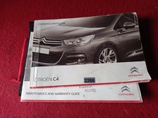 Citroen C4 MK2 2010 1.6 Diesel Owner s Handbook 