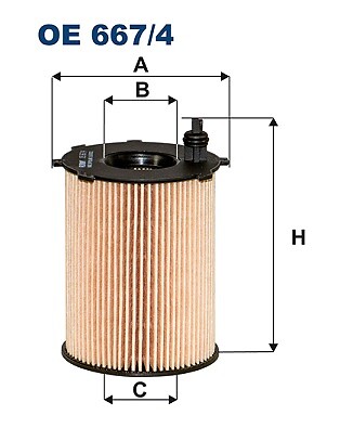 Filtron 667 oil filter - oe, 667/4