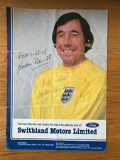 RARE GORDON BANKS ENGLAND 1966