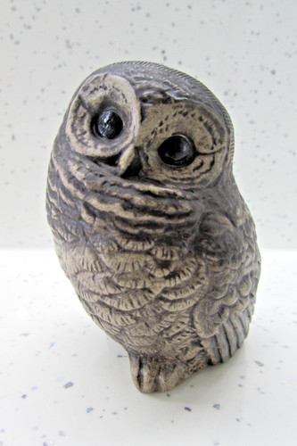 Poole pottery owl figurine - poole,