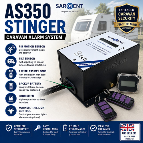 Sargent as350 stinger caravan - sargent,