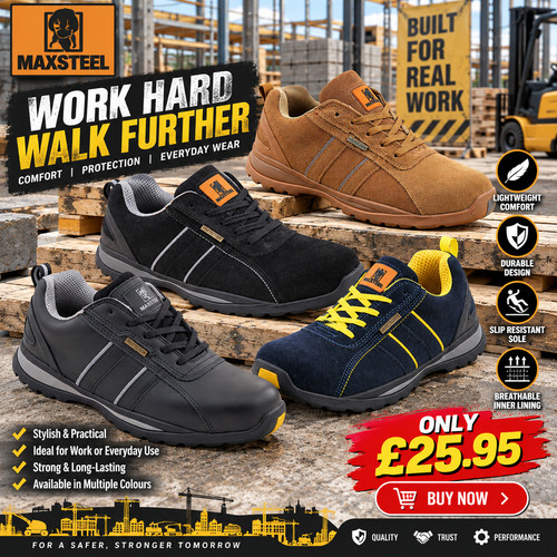 Mens safety shoes - safety, ultra