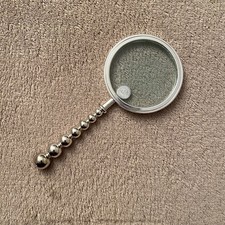 Silver Plated Magnifying Glass