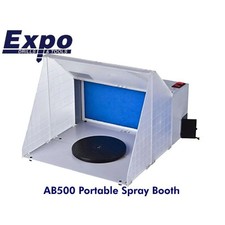 AB500 Expo - Portable Airbrush Spray Booth with Turntable