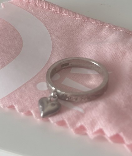 Silver heart charm - heart,