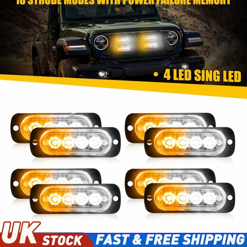 Led amber white - 4,