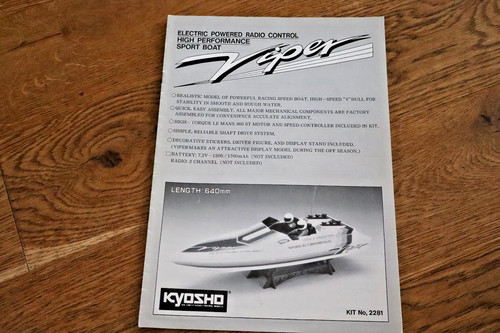 Kyosho viper 2281 boat - kyosho,