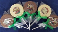 WILLY WONKA BAR/TICKET CHOCOLATE LOLLIPOPS CAKE TOPPERS/SWEETS PARTY BAG FILLERS