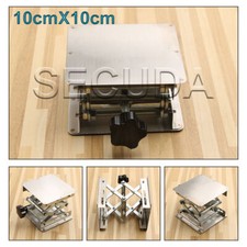 Lab jack lift support adjustable stainless 4" × 4" UK