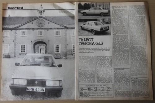 Original 1981 talbot tagora - talbot,