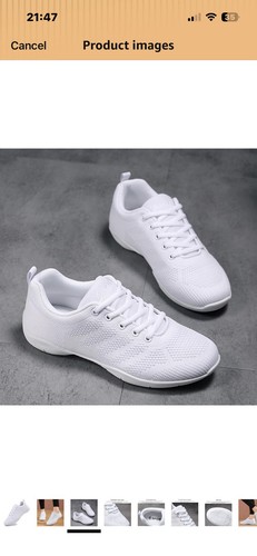 New white cheer trainers - new,