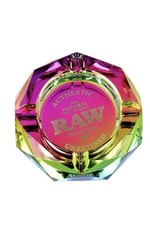 RAW Rolling Papers Crystal Ashtray - Multicolour Rainbow Edition