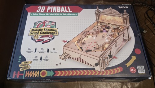 Wooden pinball machine - wooden,