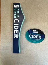 Oval flat beer pump badge - badge, lens