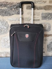 Ellehammer Carry-On 2-wheeled Suitcase Black Cabin 48cm x 32cm Medium Size Soft