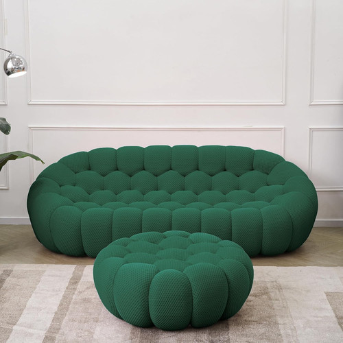 Bubble sofa with - with, ottoman