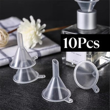 10x Mini Plastic Funnel Oil