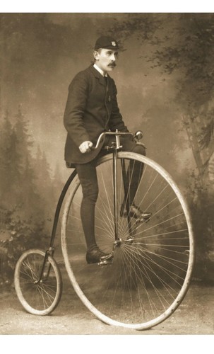 Antique photo man on - photo,