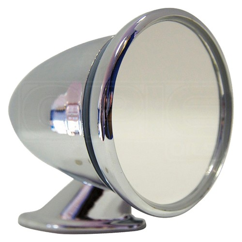 Chrome classic bullet mirror - bullet,