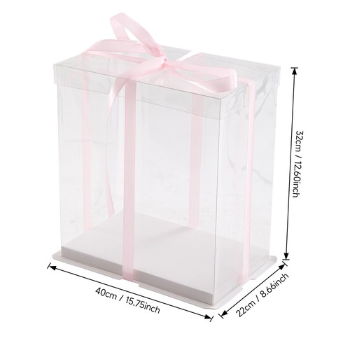 Large clear pvc gift - large,