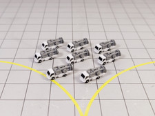 8x REFUELLING FUEL HOSE TRUCKS Airport GSE Service Vehicles 1:400 Scale Diorama
