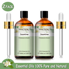 Jasmine Essential Oils(Pure Natural Undiluted)Aromatherapy Diffuser Massage Oil