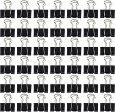 42Pcs Bulldog Clips 25Mm