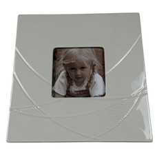 Belleek Photo Frame 3x3 Square Textured Cream Ireland Home Decor Neutral Eclipse