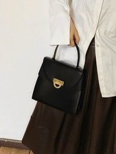 Céline Leather Top Handle
