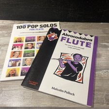 Abracadabra Flute Malcolm Pollock Tutorial Music Book & 100 more Pop Solos for