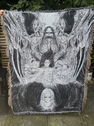 Attack titan anime woven - anime,