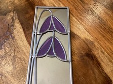 Stained Glass Mirror Purple