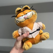 Vintage Garfield Karate King Fu Chop Outfit Super Rare Prop Plush