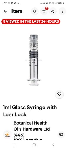 1ml borosilicate glass - borosilicate,