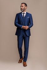 Cavani Men’s Blue Slim Fit